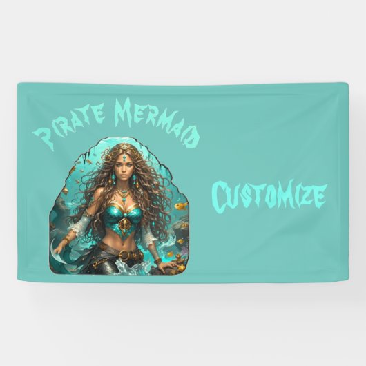 Pirate Mermaid Lady Thunder_Cove Banner (Horizontal)