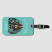 Pirate Mermaid Lady Thunder_Cove Gepäckanhänger (Vorderseite (Horizontal))