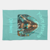 Pirate Mermaid Lady Thunder_Cove Geschirrtuch (Horizontal)