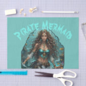 Pirate Mermaid Lady Thunder_Cove Seidenpapier (Handwerk)