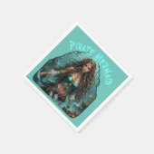 Pirate Mermaid Lady Thunder_Cove Serviette (Ecke)
