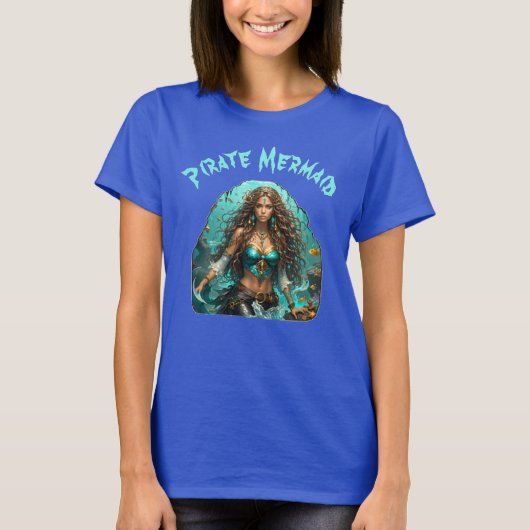 Pirate Mermaid Lady Thunder_Cove T-Shirt (Vorderseite)