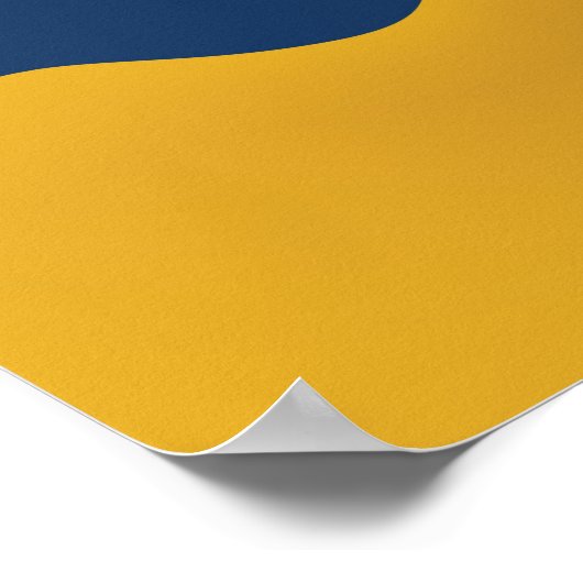 Pirate mit Schiffsdekoration für ein Kinderzimmer  Poster (Ecke)