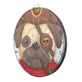 Pirate Mops Dartscheibe (Vorderseite rechts)