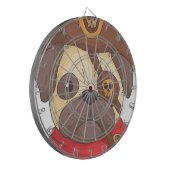 Pirate Mops Dartscheibe (Vorderseite Links)