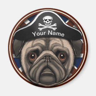Pirate Mops Magnet