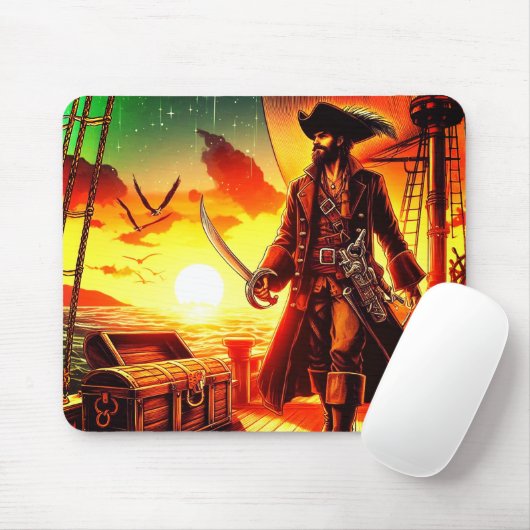 Pirate Mousepad (Mit Mouse)