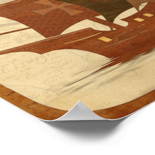 Pirate Mystery Ship Poster (Ecke)