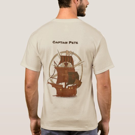 Pirate Mystery Ship T-Shirt (Rückseite)