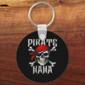 Pirate Nana Piratenflagge Flag und Skull Crossbone Schlüsselanhänger (Vorderseite)