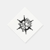 Pirate Napkin Paper Serviette (Ecke)