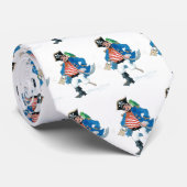 Pirate Necktie Krawatte (Gerollt)