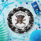PIRATE-NIEDLICHE Papierplatte Pappteller (Party)