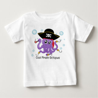 Pirate Octopus Geburtstagsparty Geschenk Baby Boy T-shirt