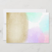 Pirate oder Mermaid Geburtstagseinladung Geschwist Einladung (Rückseite)