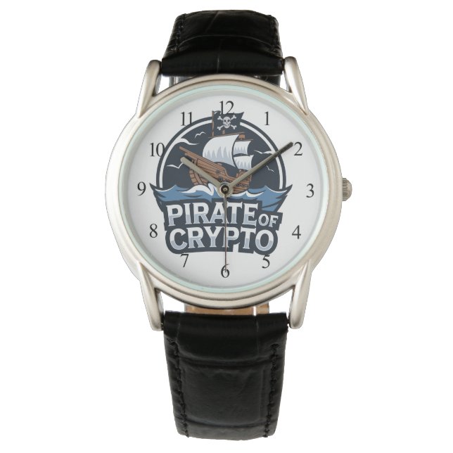 Pirate of Crypto Armbanduhr (Vorderseite)