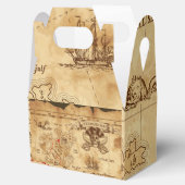 Pirate Old Vintag Treasmap Geburtstagsparty Geschenkschachtel (Geöffnet)