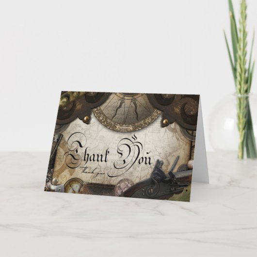 Pirate Old World bedankt sich bei Ihnen Card Karte (Vorderseite)