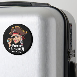 Pirate Oma Funny Oma Halloween Kostüm Magnet