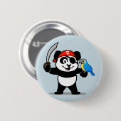 Pirate Panda Button (Vorne & Hinten)