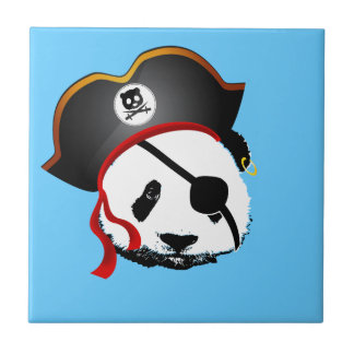 Pirate Panda Fliese