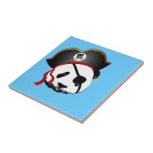 Pirate Panda Fliese (Seite)