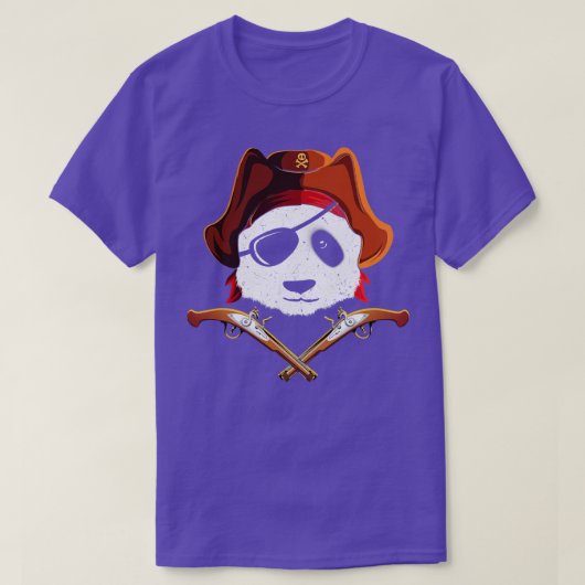 Pirate Panda Geschenk Kinder T-Shirt (Design vorne)