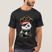 Pirate Panda Lights Pajama for N T-Shirt (Vorderseite)
