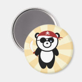 Pirate Panda Magnet (Vorderseite/Rückseite)
