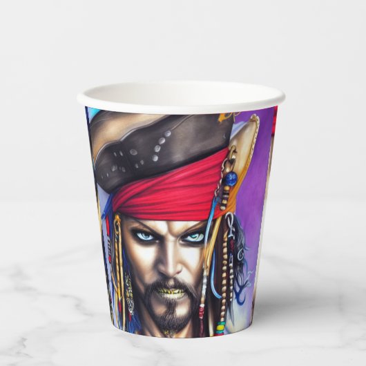 Pirate Paper Cups Pappbecher (Vorderseite)