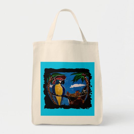 Pirate Parrot Bag Tragetasche (Vorne)