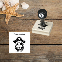 Pirate Parrot Gummistempel