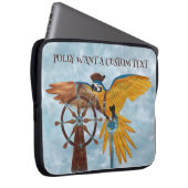 Pirate Parrot Laptopschutzhülle (Vorne Rechts)