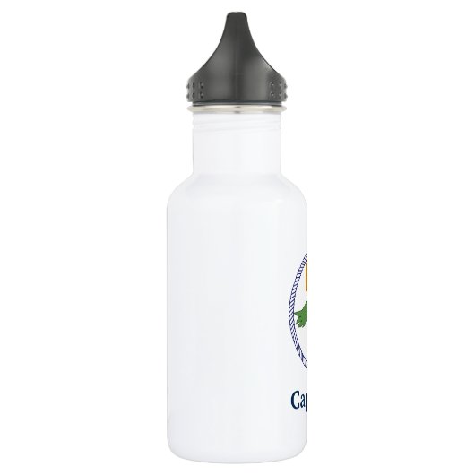 Pirate Parrot Mit Monogramm Nautic Trinkflasche (Links)