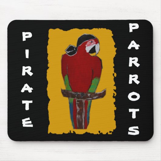 Pirate Parrot Mousepad (Vorne)