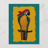 Pirate Parrot Postkarte (Vorderseite)