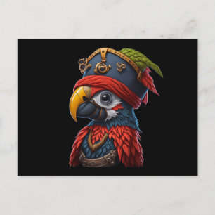 Pirate Parrot Postkarte