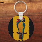 Pirate Parrot Schlüsselanhänger (Vorderseite)