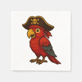 Pirate Parrot Serviette (Vorderseite)