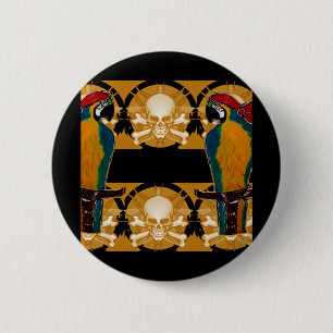 Pirate Parrots Button