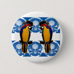 Pirate Parrots Button