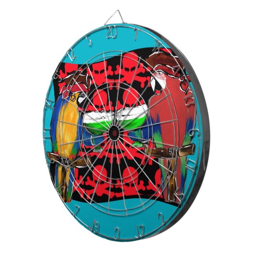 Pirate Parrots Dartscheibe (Vorderseite rechts)