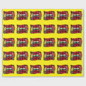 Pirate Parrots Geschenkpapier (Flach)