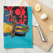 Pirate Parrots Handtuch (Viertel Falte)