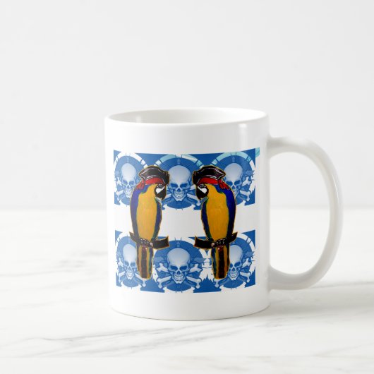 Pirate Parrots Kaffeetasse (Rechts)