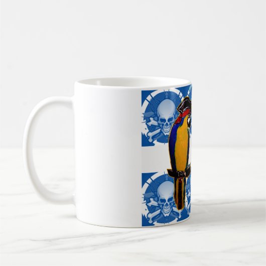 Pirate Parrots Kaffeetasse (Links)
