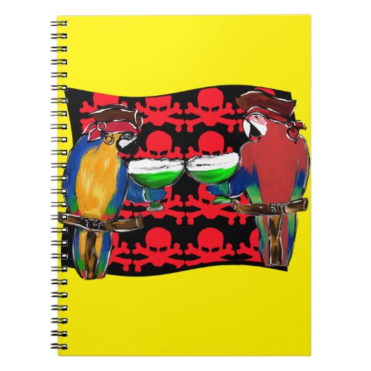 Pirate Parrots Notizblock (Vorderseite)