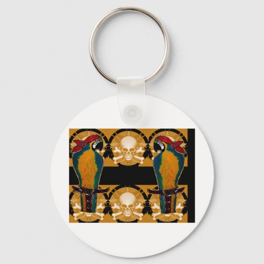 Pirate Parrots Schlüsselanhänger (Vorderseite)