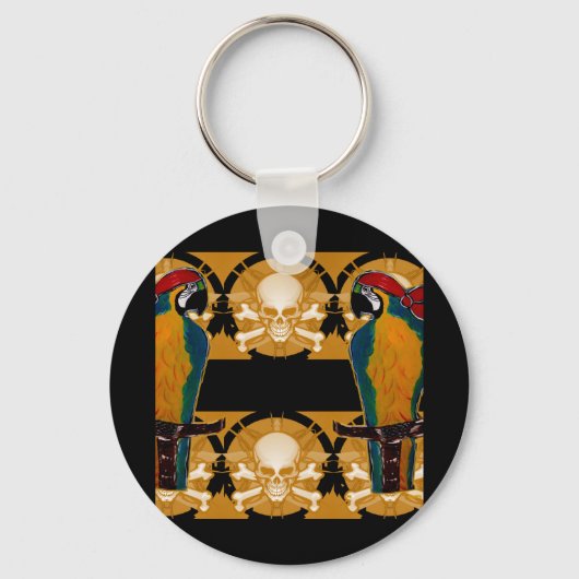 Pirate Parrots Schlüsselanhänger (Vorderseite)