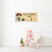 Pirate Party Birthday Banner (Insitu)
